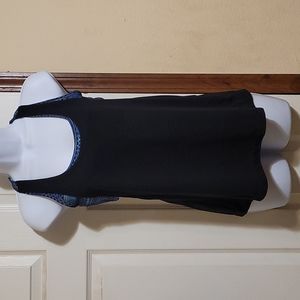 Small athletic tank with sewn in bra
